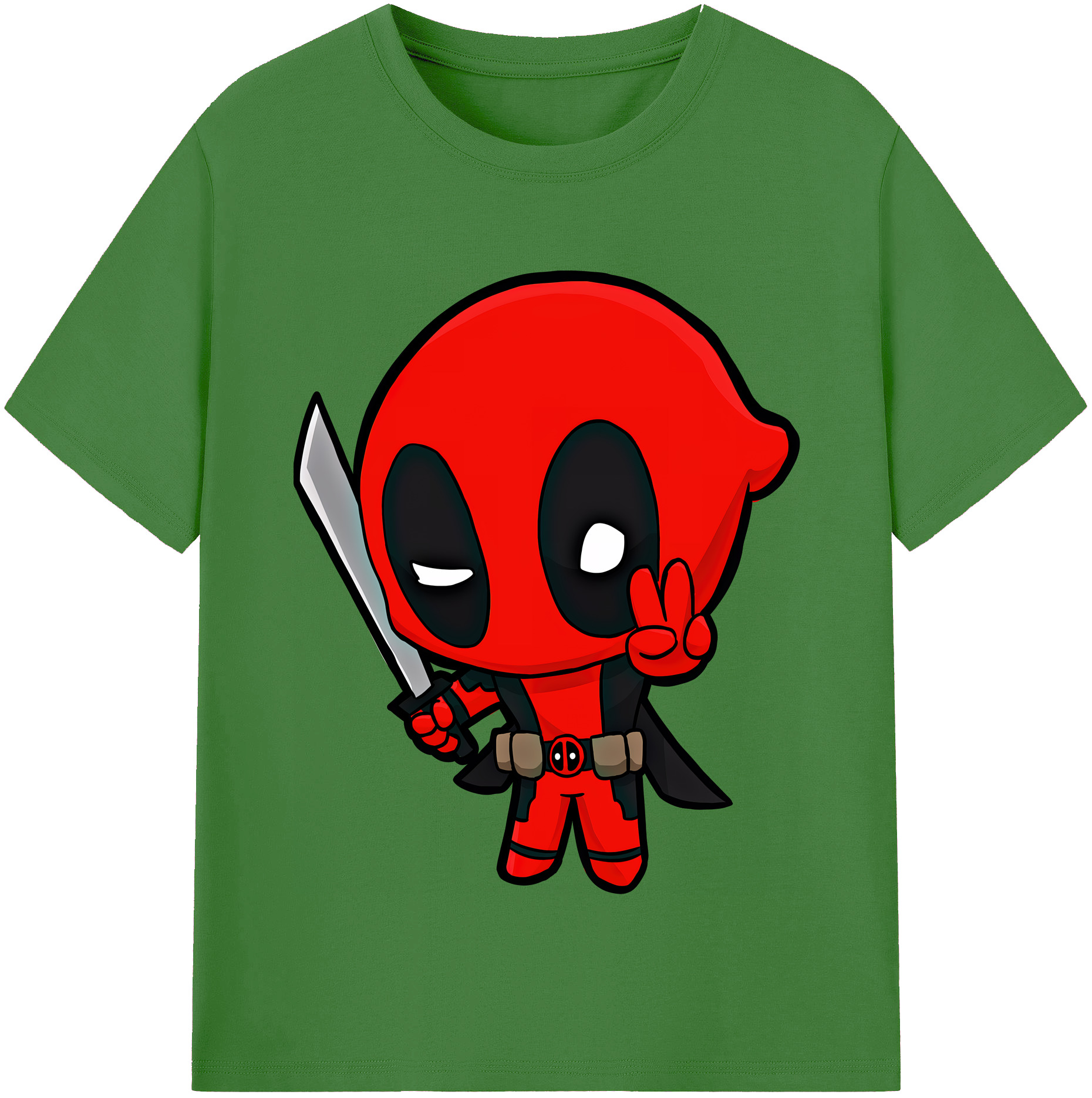 （画像用） Deadpool デッドプール レディースカジュアルプリントTシャツ（綿100％）